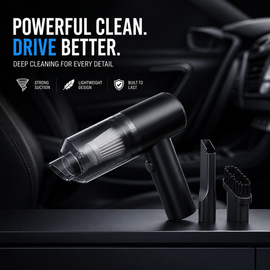 DustAway — Cordless Car Vacuum Cleaner