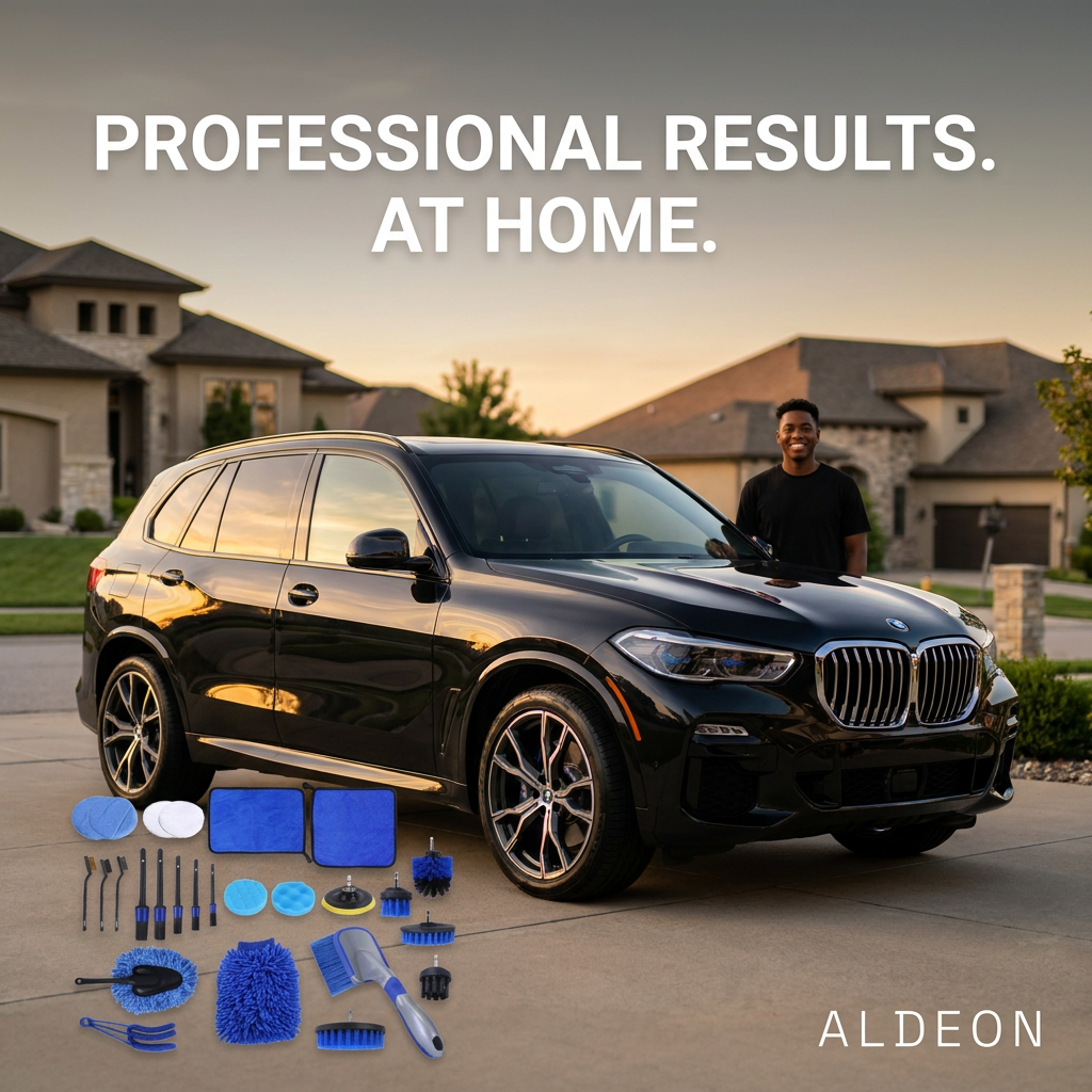 DetailPro 26-Piece Car Detailing Brush Kit – Complete Interior & Exterior Care