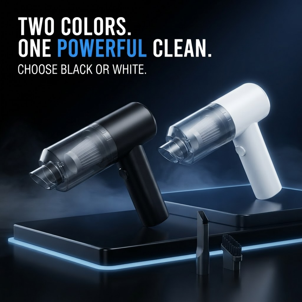 DustAway — Cordless Car Vacuum Cleaner